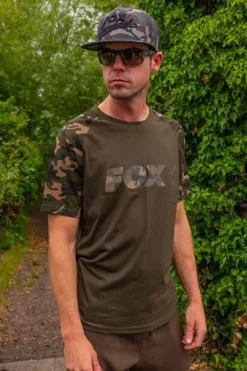Fox Camo/Khaki T-Shirt -Fox Verkaufs-Shop 5a2cd1833afd4a43a2f2f8deeec4ab0b182a614a 218372amb1