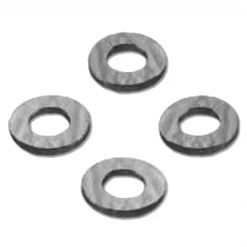 Fox Black Label Unterlegscheiben, Schwarz