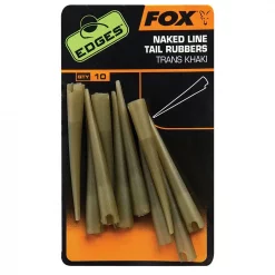 Fox Edges Power Grip Naked Tail Rubber, Transkhaki Schwanzgummi