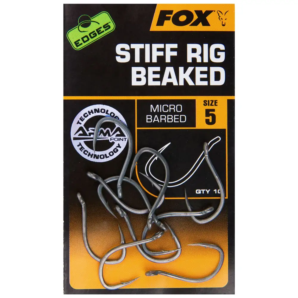 Fox Edges Stiff Rig Schnabelhaken Fox Edges Stiff Rig Schnabelhaken -Fox Verkaufs-Shop
