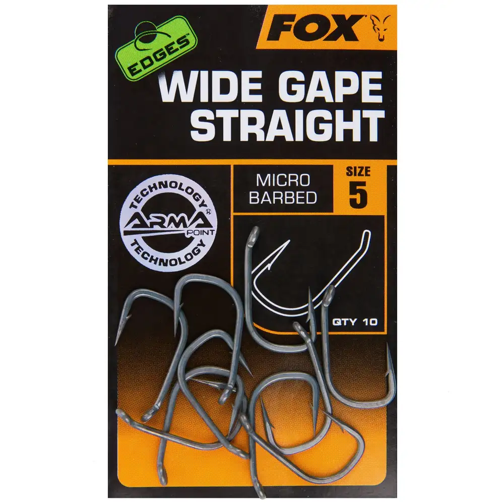 Fox Edges Wide Gape Gerader Haken Fox Edges Wide Gape Gerader Haken -Fox Verkaufs-Shop