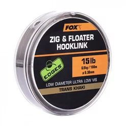 Fox Edges Zig & Floater Hooklink, Vorfachschnur -Fox Verkaufs-Shop fox edges zig floater hooklink 100m 15